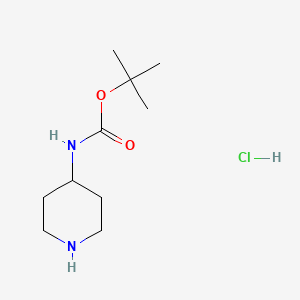 B2597793 tert-Butyl piperidin-4-ylcarbamate hydrochloride CAS No. 179110-74-8; 73874-95-0