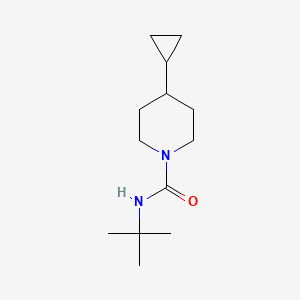 molecular formula C13H24N2O B2597993 N-Tert-butyl-4-cyclopropylpiperidine-1-carboxamide CAS No. 2309538-74-5