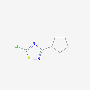 5-Chloro-3-cyclopentyl-1,2,4-thiadiazole