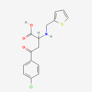 4-(4-Chlorophenyl)-4-oxo-2-[(2-thienylmethyl)amino]butanoic acid