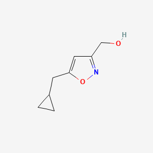 [5-(Cyclopropylmethyl)-1,2-oxazol-3-yl]methanol