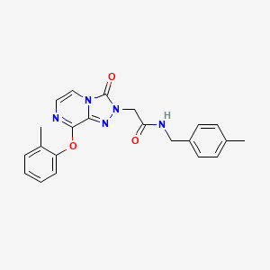 N-(4-methylbenzyl)-2-[8-(2-methylphenoxy)-3-oxo[1,2,4]triazolo[4,3-a]pyrazin-2(3H)-yl]acetamide