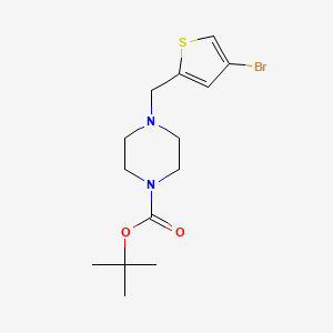 tert-Butyl 4-((4-bromothiophen-2-yl)methyl)piperazine-1-carboxylate