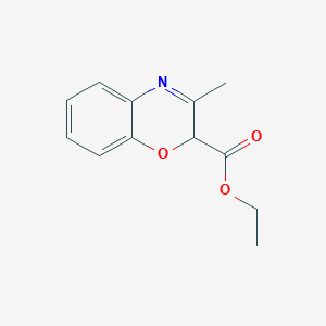 molecular formula C12H13NO3 B2598158 ETHYL 3-METHYL-2H-1,4-BENZOXAZINE-2-CARBOXYLATE CAS No. 1951441-06-7