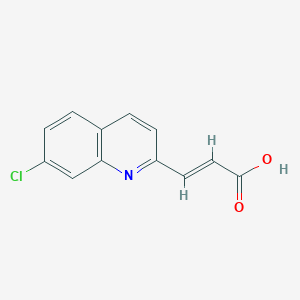3-(7-Chloroquinolin-2-yl)prop-2-enoic acid