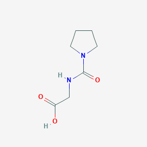 2-[(Pyrrolidine-1-carbonyl)amino]acetic acid