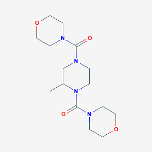[3-Methyl-4-(morpholine-4-carbonyl)piperazin-1-yl]-morpholin-4-ylmethanone