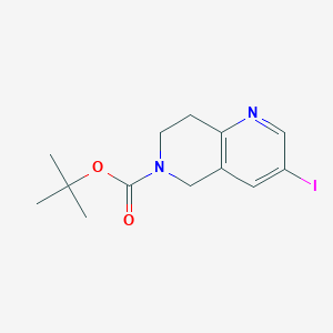 tert-Butyl 3-iodo-7,8-dihydro-1,6-naphthyridine-6(5H)-carboxylate