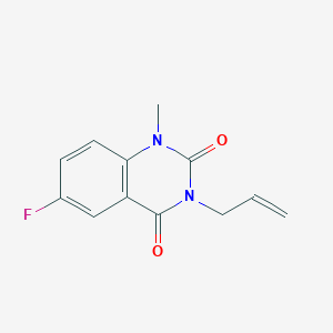 3-allyl-6-fluoro-1-methylquinazoline-2,4(1H,3H)-dione