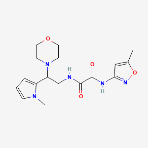 N1-(2-(1-methyl-1H-pyrrol-2-yl)-2-morpholinoethyl)-N2-(5-methylisoxazol-3-yl)oxalamide