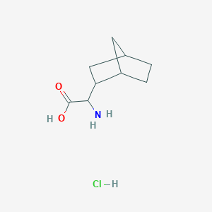 2-Amino-2-(bicyclo[2.2.1]heptan-2-YL)acetic acid hydrochloride