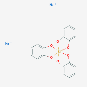 molecular formula C18H12Na2O6Si B025983 Disodium tris(1 2-benzenediolato-O O/')- CAS No. 101519-12-4