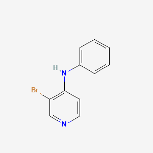 molecular formula C11H9BrN2 B2598339 3-bromo-N-phenylpyridin-4-amine CAS No. 239137-42-9