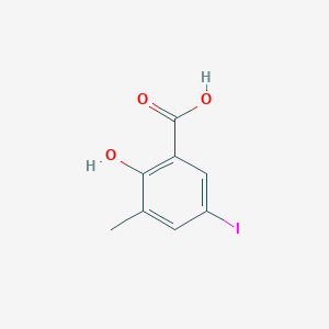 molecular formula C8H7IO3 B2598346 2-Hydroxy-5-iodo-3-methylbenzoic acid CAS No. 6174-78-3