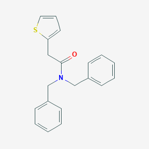 molecular formula C20H19NOS B259835 N,N-dibenzyl-2-(2-thienyl)acetamide 