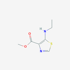 molecular formula C7H10N2O2S B2598357 Methyl 5-(ethylamino)-1,3-thiazole-4-carboxylate CAS No. 84636-34-0