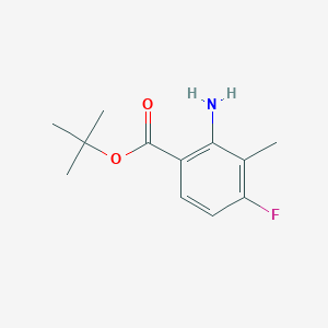 Tert-butyl 2-amino-4-fluoro-3-methylbenzoate