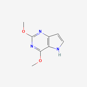 2,4-dimethoxy-5H-pyrrolo[3,2-d]pyrimidine