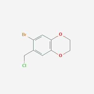6-Bromo-7-(chloromethyl)-2,3-dihydro-1,4-benzodioxine