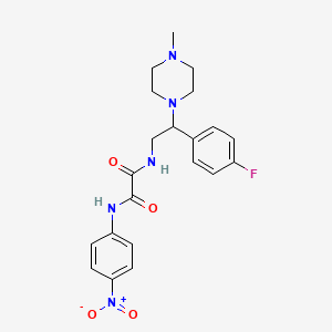 N1-(2-(4-fluorophenyl)-2-(4-methylpiperazin-1-yl)ethyl)-N2-(4-nitrophenyl)oxalamide