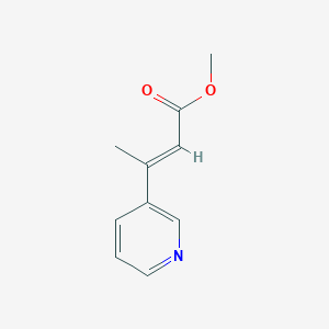 Methyl 3-(pyridin-3-yl)but-2-enoate