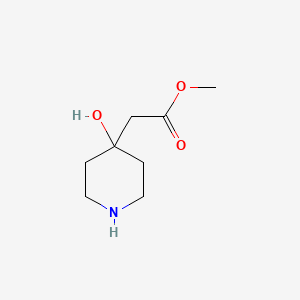 Methyl 2-(4-hydroxypiperidin-4-yl)acetate