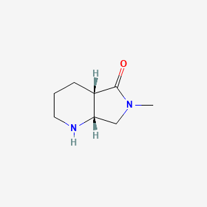 (4As,7aR)-6-methyl-2,3,4,4a,7,7a-hexahydro-1H-pyrrolo[3,4-b]pyridin-5-one