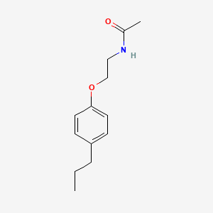 N-[2-(4-propylphenoxy)ethyl]acetamide