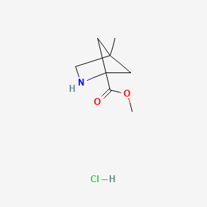 Methyl 4-methyl-2-azabicyclo[2.1.1]hexane-1-carboxylate;hydrochloride