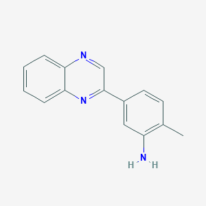 2-Methyl-5-quinoxalin-2-yl-phenylamine