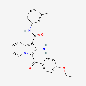 2-amino-3-(4-ethoxybenzoyl)-N-(m-tolyl)indolizine-1-carboxamide