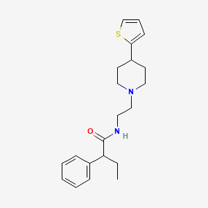2-Phenyl-N-{2-[4-(thiophen-2-YL)piperidin-1-YL]ethyl}butanamide
