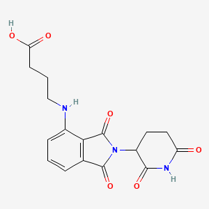 4-[[2-(2,6-Dioxo-3-piperidinyl)-2,3-dihydro-1,3-dioxo-1H-isoindol-4-yl]amino]butanoic acid