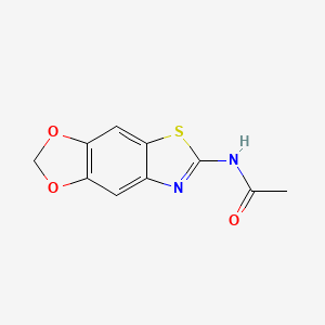 N-([1,3]dioxolo[4,5-f][1,3]benzothiazol-6-yl)acetamide