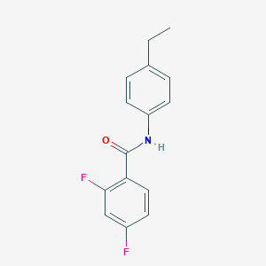 molecular formula C15H13F2NO B259868 N-(4-ethylphenyl)-2,4-difluorobenzamide 