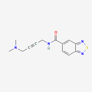 N-(4-(dimethylamino)but-2-yn-1-yl)benzo[c][1,2,5]thiadiazole-5-carboxamide