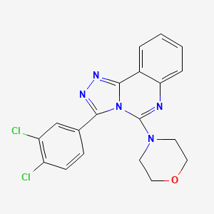 3-(3,4-Dichlorophenyl)-5-morpholino[1,2,4]triazolo[4,3-c]quinazoline