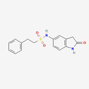 N-(2-oxoindolin-5-yl)-2-phenylethanesulfonamide