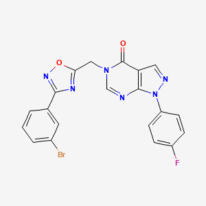 3-{2-[4-(2,3-dimethylphenyl)piperazin-1-yl]-2-oxoethyl}-2-oxo-N-phenyl-2,3-dihydro-1,3-benzoxazole-5-carboxamide