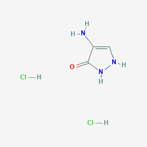 4-amino-2,3-dihydro-1H-pyrazol-3-one dihydrochloride