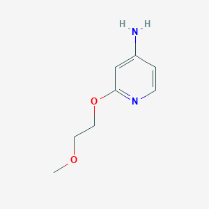 2-(2-Methoxyethoxy)pyridin-4-amine