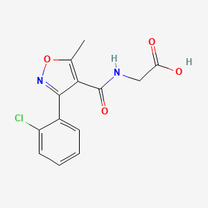 N-{[3-(2-Chlorophenyl)-5-Methyl-1,2-Oxazol-4-Yl]carbonyl}glycine