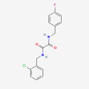 N1-(2-chlorobenzyl)-N2-(4-fluorobenzyl)oxalamide