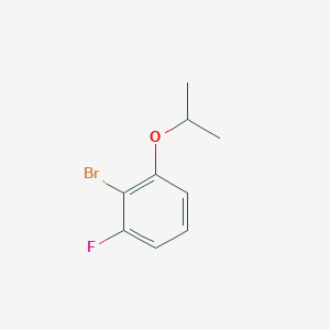 molecular formula C9H10BrFO B2598782 2-Bromo-1-fluoro-3-(propan-2-yloxy)benzene CAS No. 1369905-78-1