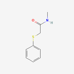 molecular formula C9H11NOS B2598794 N-methyl-2-(phenylsulfanyl)acetamide CAS No. 18732-32-6