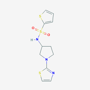 N-(1-(thiazol-2-yl)pyrrolidin-3-yl)thiophene-2-sulfonamide