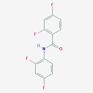molecular formula C13H7F4NO B259886 N-(2,4-difluorophenyl)-2,4-difluorobenzamide 