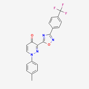 N-benzyl-1-{4-[(methylsulfonyl)amino]benzoyl}piperidine-3-carboxamide