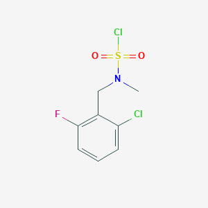 2-Chloro-6-fluorobenzyl(methyl)sulfamoyl chloride