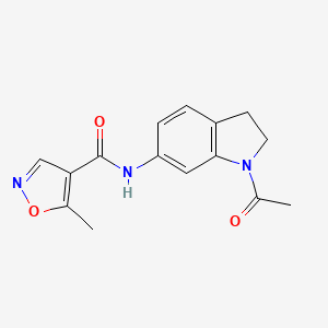 N-(1-acetylindolin-6-yl)-5-methylisoxazole-4-carboxamide